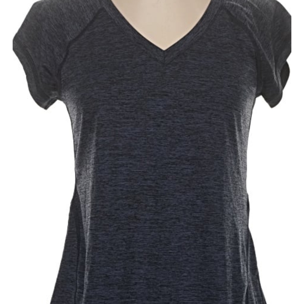 Ideology Charcoal V-Neck Short Sleeve Tee